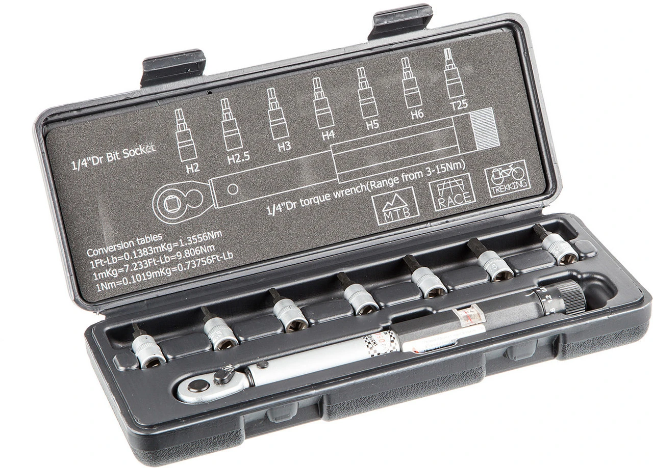 XLC Llave De Torsión Con Set De Bits TO-S41 5 XLC Llave De Torsión Con Set De Bits TO-S41 - Imagen 3