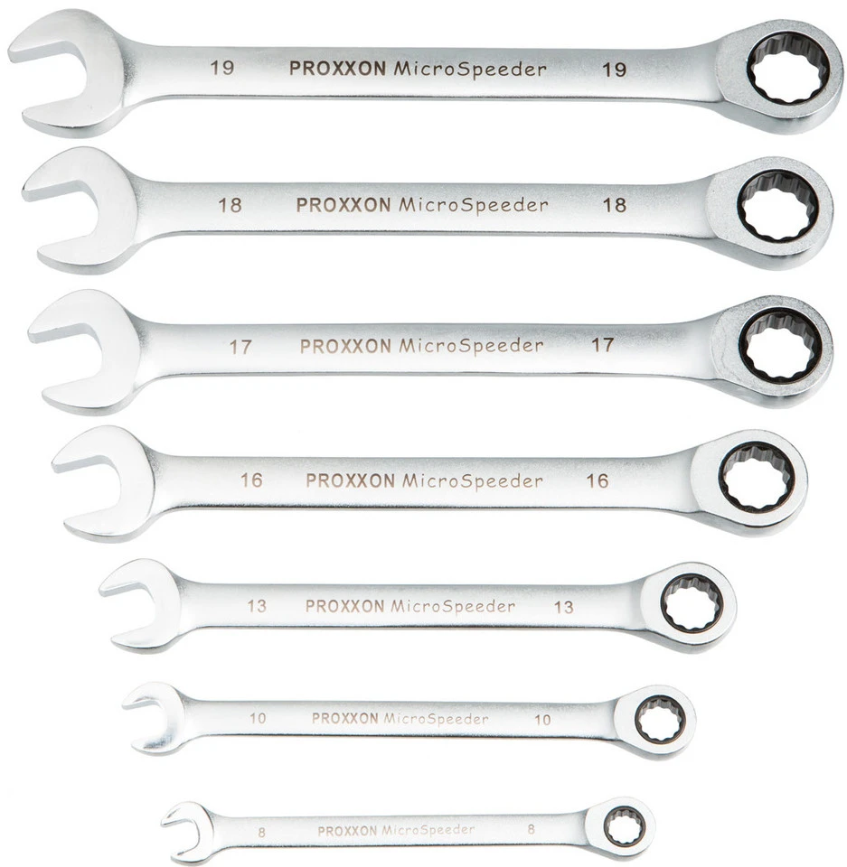 Proxxon Set De Llaves De Boca Y Anillo MicroSpeeder 7-teilig, Modelo Estándar 4 Proxxon Set De Llaves De Boca Y Anillo MicroSpeeder 7-teilig, Modelo Estándar - Imagen 2