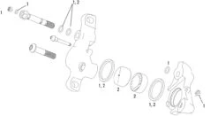 SRAM Repuesto Pinza De Frenos Magnesium XX (2010-2011)/XX World Cup (2011)