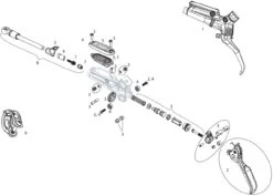 SRAM Piezas De Repuesto Para Palancas De Frenos Guide RSC (B1) (2017-2018)