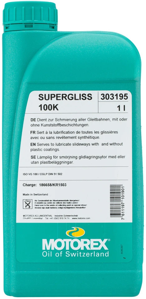 Motorex Aceite Lubricante Supergliss 100K P. Horquillas De Suspensión DT Swiss 3 Motorex Aceite Lubricante Supergliss 100K P. Horquillas De Suspensión DT Swiss