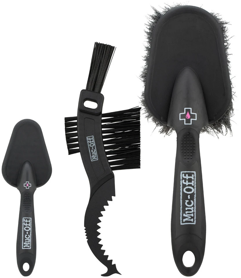 Muc-Off Set De Cepillos De 3 Piezas Brush-Set 3 Muc-Off Set De Cepillos De 3 Piezas Brush-Set
