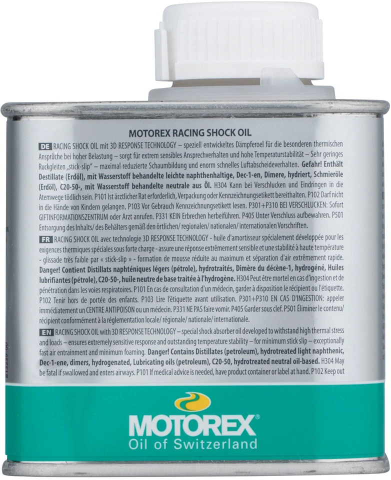 Motorex Aceite Para Riostras Telescópicas Racing Shock Oil 4 Motorex Aceite Para Riostras Telescópicas Racing Shock Oil - Imagen 2