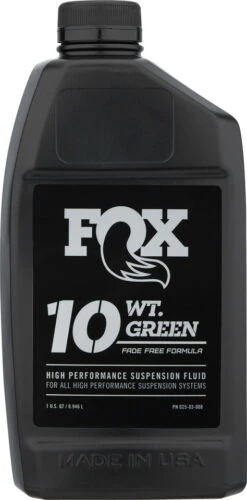 Fox Racing Shox Suspension Fluid Green 10 WT